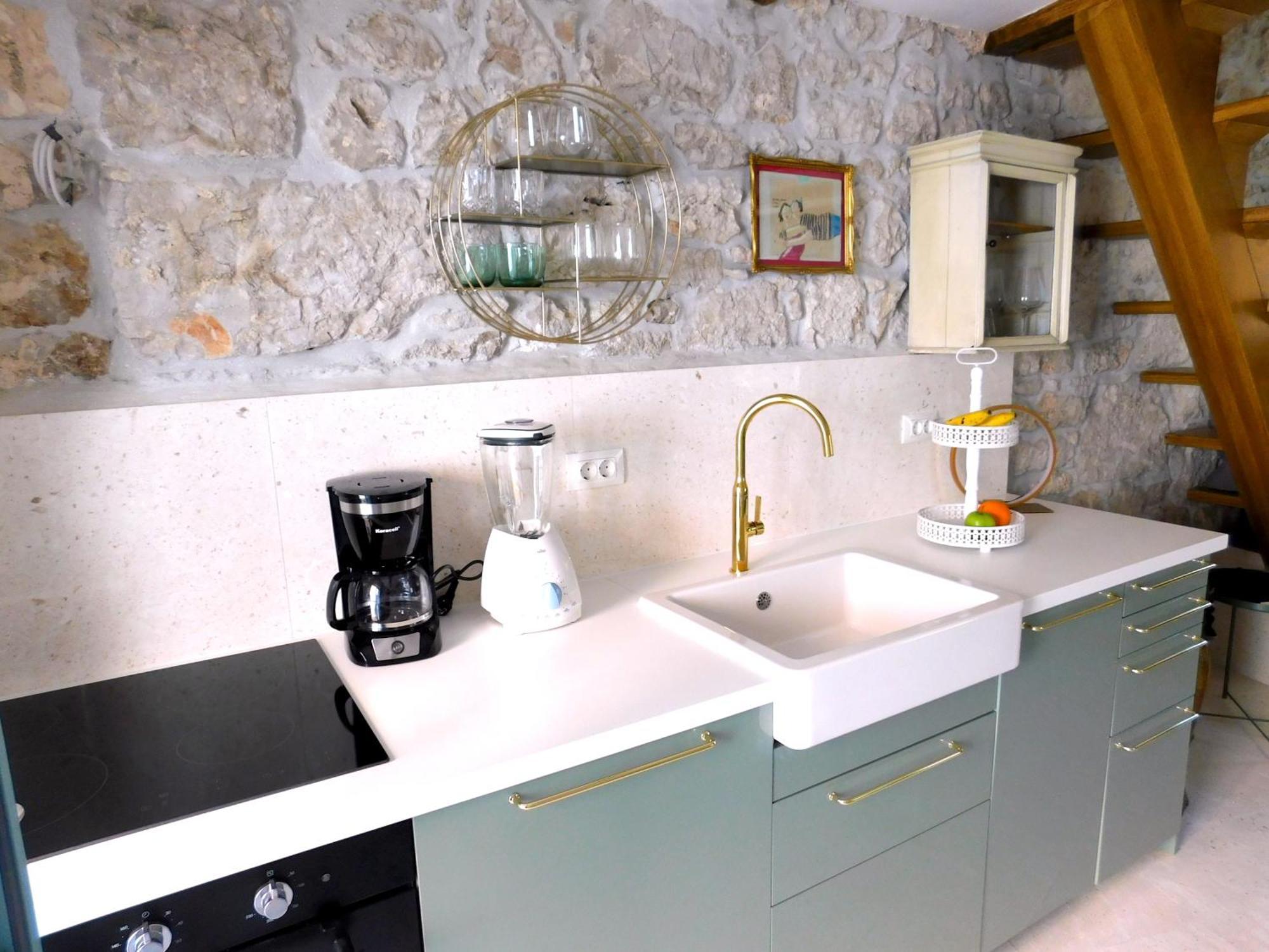 Bezauberndes Steinhaus Mit Garten In Der Altstadt Von Rovinj Bagian luar foto