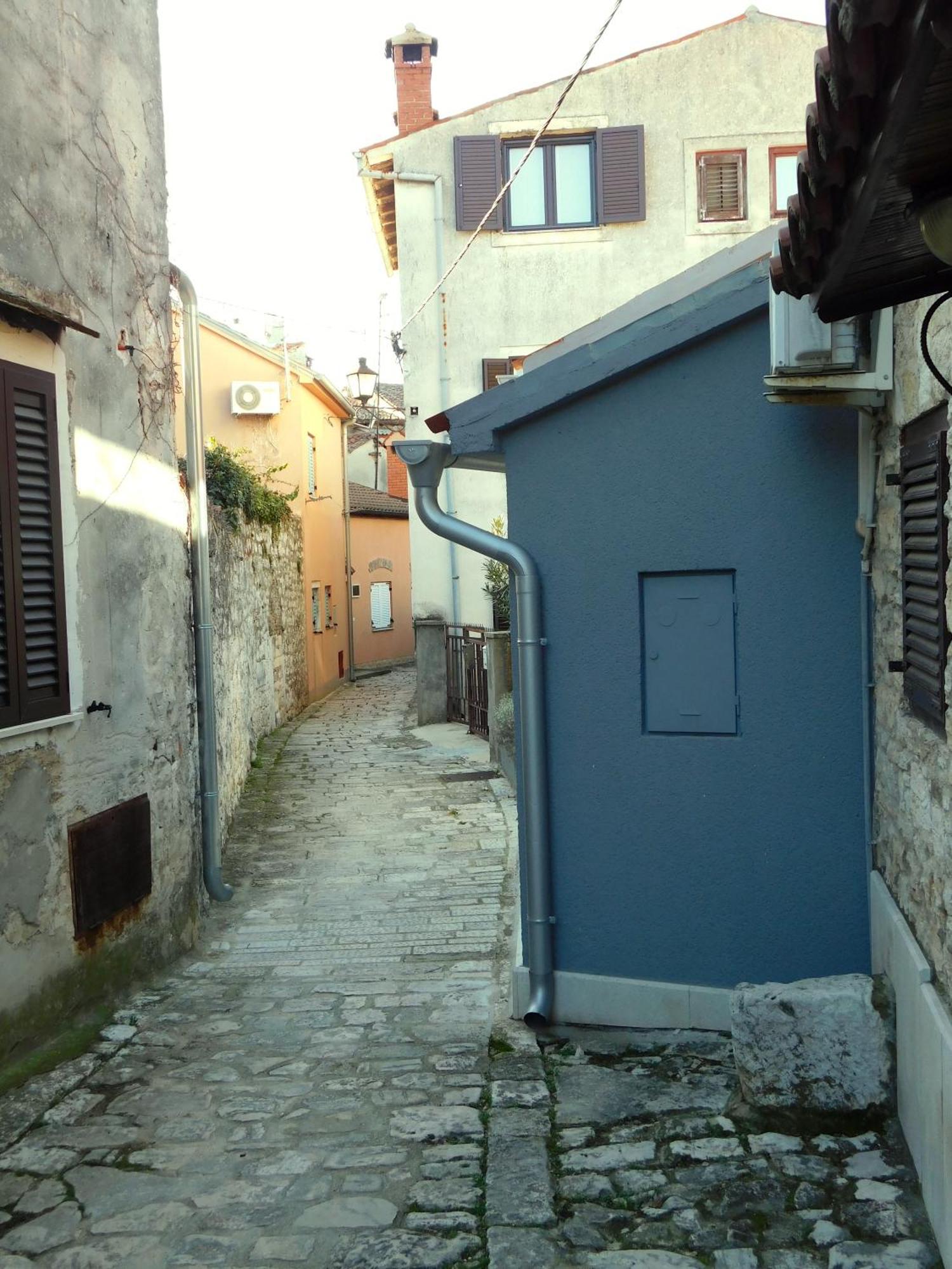 Bezauberndes Steinhaus Mit Garten In Der Altstadt Von Rovinj Bagian luar foto